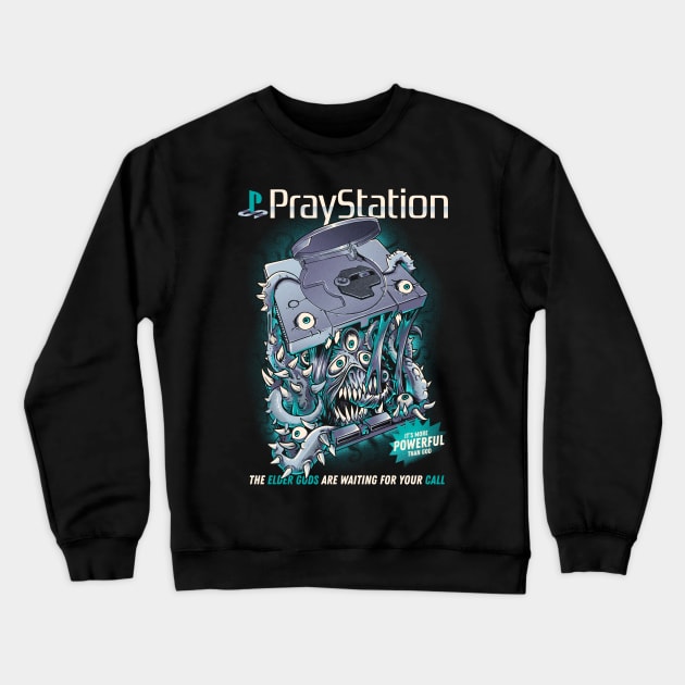 The PrayStation Crewneck Sweatshirt by massai